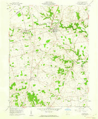Leesburg Ohio Historical topographic map, 1:24000 scale, 7.5 X 7.5 Minute, Year 1960