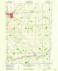 Leipsic Ohio Historical topographic map, 1:24000 scale, 7.5 X 7.5 Minute, Year 1960