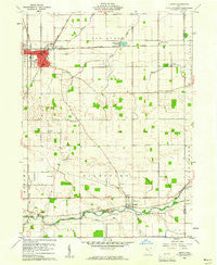 Leipsic Ohio Historical topographic map, 1:24000 scale, 7.5 X 7.5 Minute, Year 1960