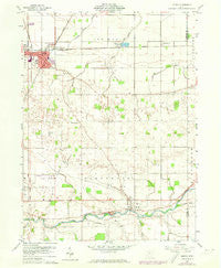 Leipsic Ohio Historical topographic map, 1:24000 scale, 7.5 X 7.5 Minute, Year 1960