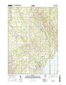 Leon Ohio Current topographic map, 1:24000 scale, 7.5 X 7.5 Minute, Year 2016