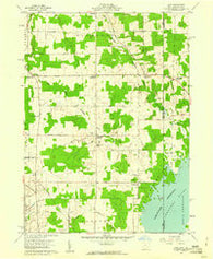 Leon Ohio Historical topographic map, 1:24000 scale, 7.5 X 7.5 Minute, Year 1959