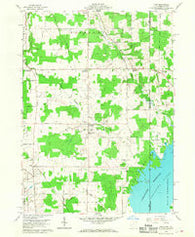 Leon Ohio Historical topographic map, 1:24000 scale, 7.5 X 7.5 Minute, Year 1959