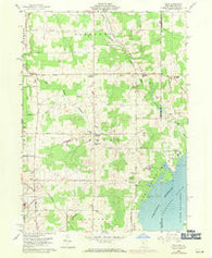 Leon Ohio Historical topographic map, 1:24000 scale, 7.5 X 7.5 Minute, Year 1959