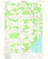 Leon Ohio Historical topographic map, 1:24000 scale, 7.5 X 7.5 Minute, Year 1959