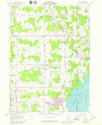 Leon Ohio Historical topographic map, 1:24000 scale, 7.5 X 7.5 Minute, Year 1959