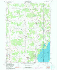 Leon Ohio Historical topographic map, 1:24000 scale, 7.5 X 7.5 Minute, Year 1959