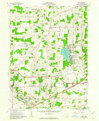 Leroy Ohio Historical topographic map, 1:24000 scale, 7.5 X 7.5 Minute, Year 1961