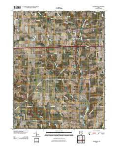 Lewisburg Ohio Historical topographic map, 1:24000 scale, 7.5 X 7.5 Minute, Year 2010