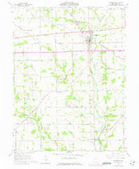 Lewisburg Ohio Historical topographic map, 1:24000 scale, 7.5 X 7.5 Minute, Year 1961