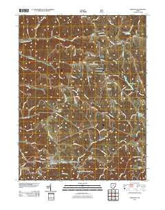 Lewisville Ohio Historical topographic map, 1:24000 scale, 7.5 X 7.5 Minute, Year 2011