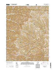 Lewisville Ohio Historical topographic map, 1:24000 scale, 7.5 X 7.5 Minute, Year 2013
