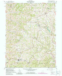 Lewisville Ohio Historical topographic map, 1:24000 scale, 7.5 X 7.5 Minute, Year 1961