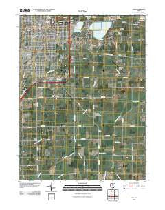 Lima Ohio Historical topographic map, 1:24000 scale, 7.5 X 7.5 Minute, Year 2010