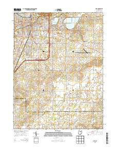 Lima Ohio Historical topographic map, 1:24000 scale, 7.5 X 7.5 Minute, Year 2013