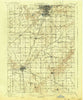 Lima Ohio Historical topographic map, 1:62500 scale, 15 X 15 Minute, Year 1906
