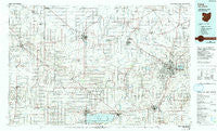 Lima Ohio Historical topographic map, 1:100000 scale, 30 X 60 Minute, Year 1986
