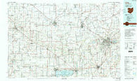 Lima Ohio Historical topographic map, 1:100000 scale, 30 X 60 Minute, Year 1986