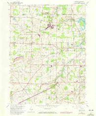 Limaville Ohio Historical topographic map, 1:24000 scale, 7.5 X 7.5 Minute, Year 1960
