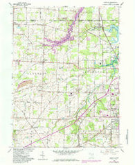 Limaville Ohio Historical topographic map, 1:24000 scale, 7.5 X 7.5 Minute, Year 1960
