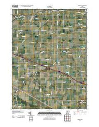 Lindsey Ohio Historical topographic map, 1:24000 scale, 7.5 X 7.5 Minute, Year 2010
