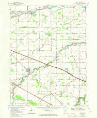Lindsey Ohio Historical topographic map, 1:24000 scale, 7.5 X 7.5 Minute, Year 1969