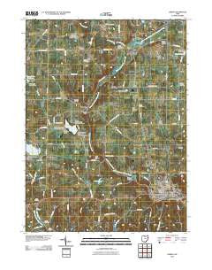 Lisbon Ohio Historical topographic map, 1:24000 scale, 7.5 X 7.5 Minute, Year 2010