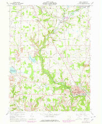 Lisbon Ohio Historical topographic map, 1:24000 scale, 7.5 X 7.5 Minute, Year 1960