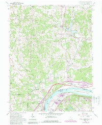 Little Hocking Ohio Historical topographic map, 1:24000 scale, 7.5 X 7.5 Minute, Year 1961