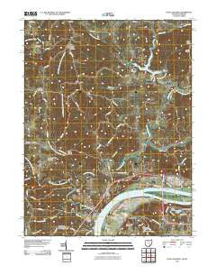 Little Hocking Ohio Historical topographic map, 1:24000 scale, 7.5 X 7.5 Minute, Year 2010