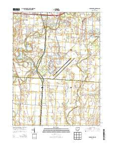 Lockbourne Ohio Historical topographic map, 1:24000 scale, 7.5 X 7.5 Minute, Year 2013