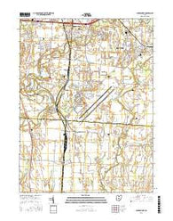 Lockbourne Ohio Current topographic map, 1:24000 scale, 7.5 X 7.5 Minute, Year 2016