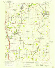 Lockbourne Ohio Historical topographic map, 1:24000 scale, 7.5 X 7.5 Minute, Year 1955