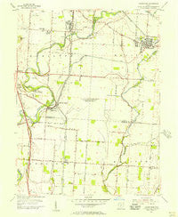 Lockbourne Ohio Historical topographic map, 1:24000 scale, 7.5 X 7.5 Minute, Year 1955