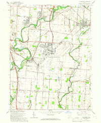 Lockbourne Ohio Historical topographic map, 1:24000 scale, 7.5 X 7.5 Minute, Year 1964