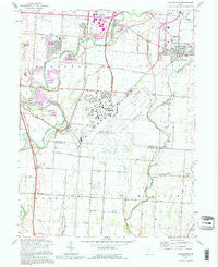 Lockbourne Ohio Historical topographic map, 1:24000 scale, 7.5 X 7.5 Minute, Year 1992