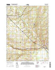Lodi Ohio Current topographic map, 1:24000 scale, 7.5 X 7.5 Minute, Year 2016