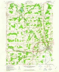 Lodi Ohio Historical topographic map, 1:24000 scale, 7.5 X 7.5 Minute, Year 1961