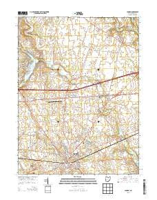 London Ohio Historical topographic map, 1:24000 scale, 7.5 X 7.5 Minute, Year 2013