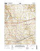 London Ohio Current topographic map, 1:24000 scale, 7.5 X 7.5 Minute, Year 2016