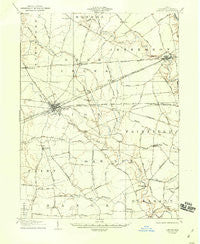 London Ohio Historical topographic map, 1:62500 scale, 15 X 15 Minute, Year 1907