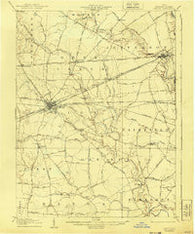 London Ohio Historical topographic map, 1:62500 scale, 15 X 15 Minute, Year 1907