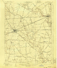 London Ohio Historical topographic map, 1:62500 scale, 15 X 15 Minute, Year 1907