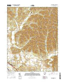 Londonderry Ohio Current topographic map, 1:24000 scale, 7.5 X 7.5 Minute, Year 2016