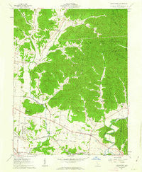 Londonderry Ohio Historical topographic map, 1:24000 scale, 7.5 X 7.5 Minute, Year 1961