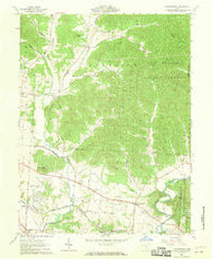 Londonderry Ohio Historical topographic map, 1:24000 scale, 7.5 X 7.5 Minute, Year 1961