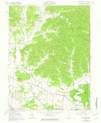 Londonderry Ohio Historical topographic map, 1:24000 scale, 7.5 X 7.5 Minute, Year 1961