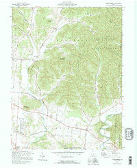 Londonderry Ohio Historical topographic map, 1:24000 scale, 7.5 X 7.5 Minute, Year 1992