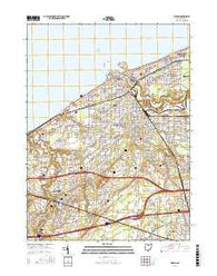 Lorain Ohio Current topographic map, 1:24000 scale, 7.5 X 7.5 Minute, Year 2016