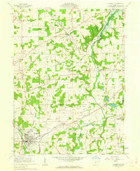 Loudonville Ohio Historical topographic map, 1:24000 scale, 7.5 X 7.5 Minute, Year 1961